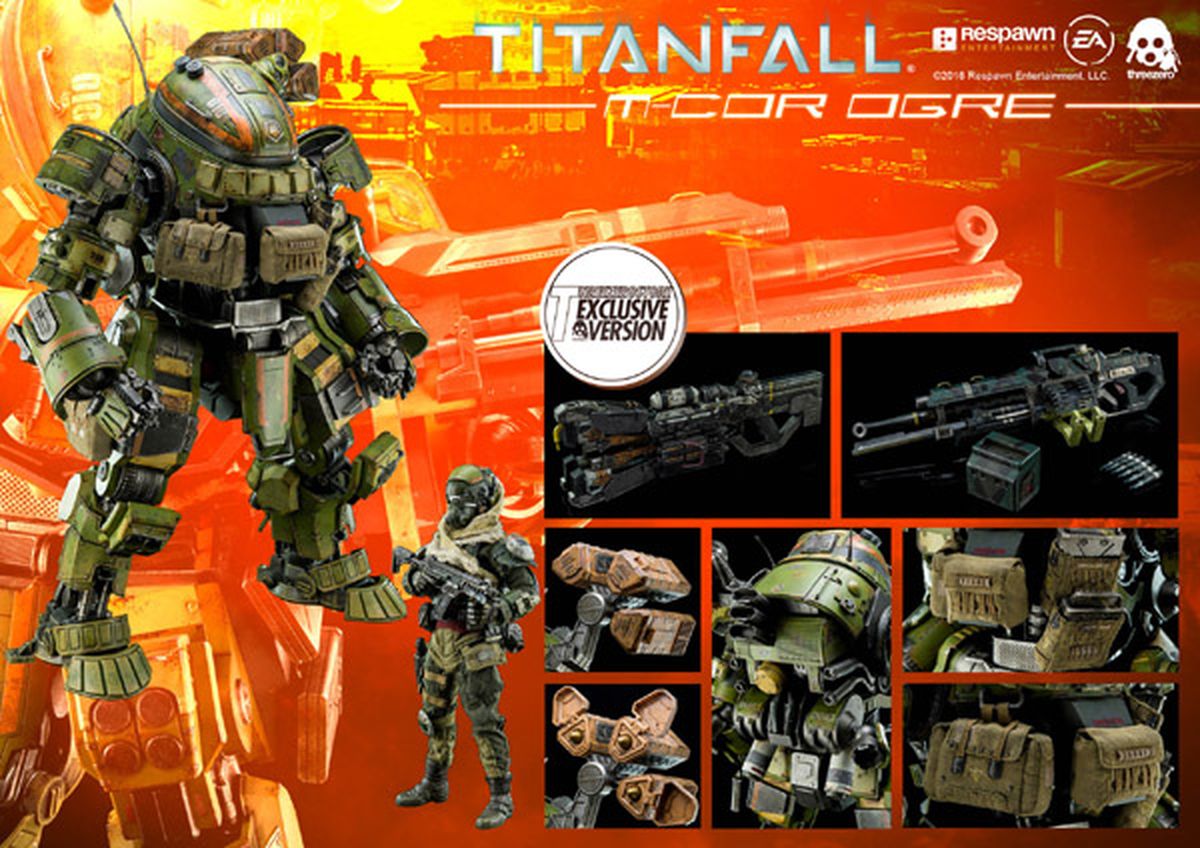 Titanfall - M-COR Ogre ¡Una figura increible de 50 centimetros fabricada por Three-Zero!