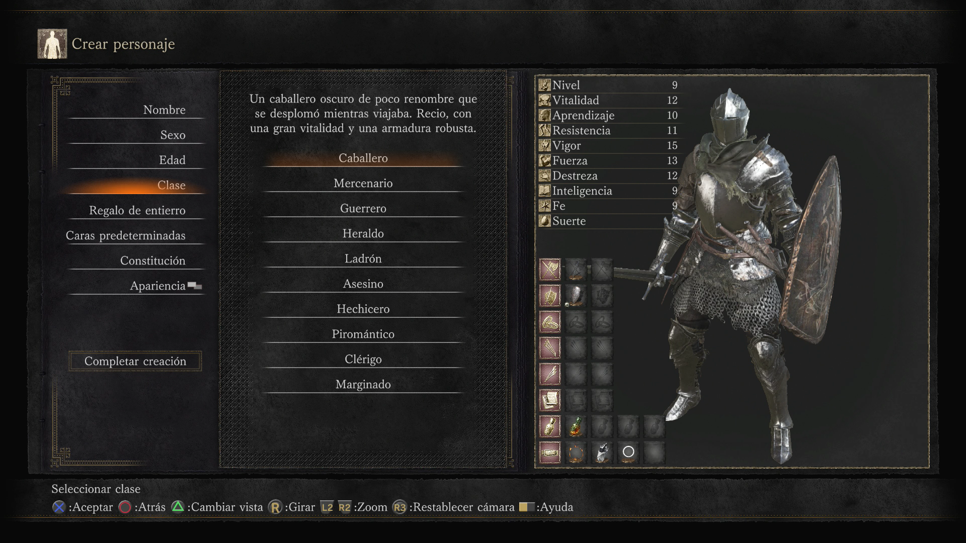 Dark Souls 3 - Mejores clases de personajes