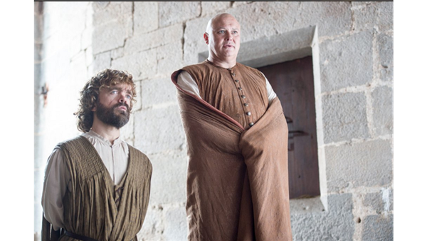 Tyrion Lannister y Varys, en la sexta temporada de 'Juego de Tronos'. Tyrion Lannister y Varys, en la sexta temporada de 'Juego de Tronos'.