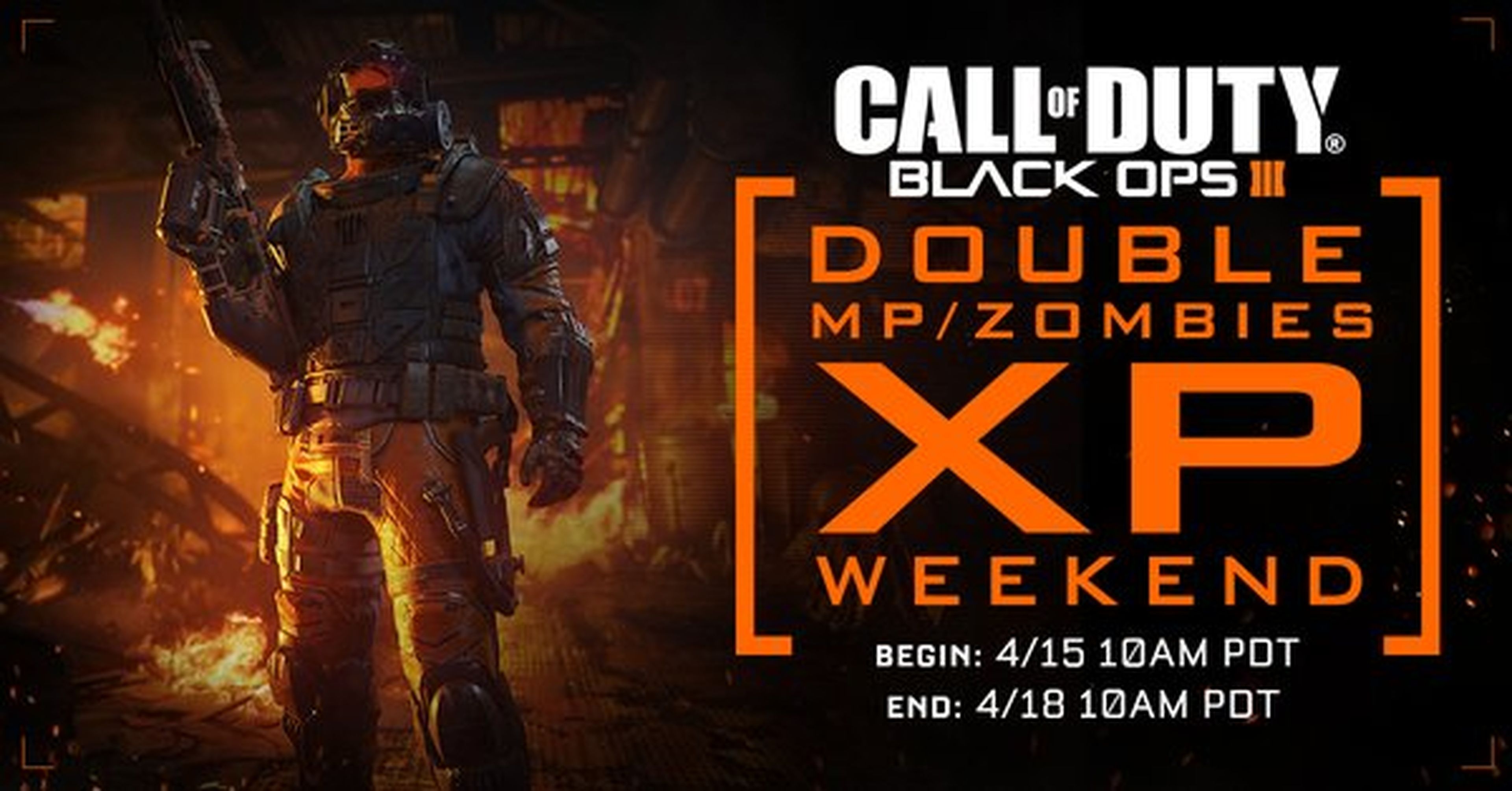 Call of Duty Black Ops 3 - Fin de semana de doble experiencia