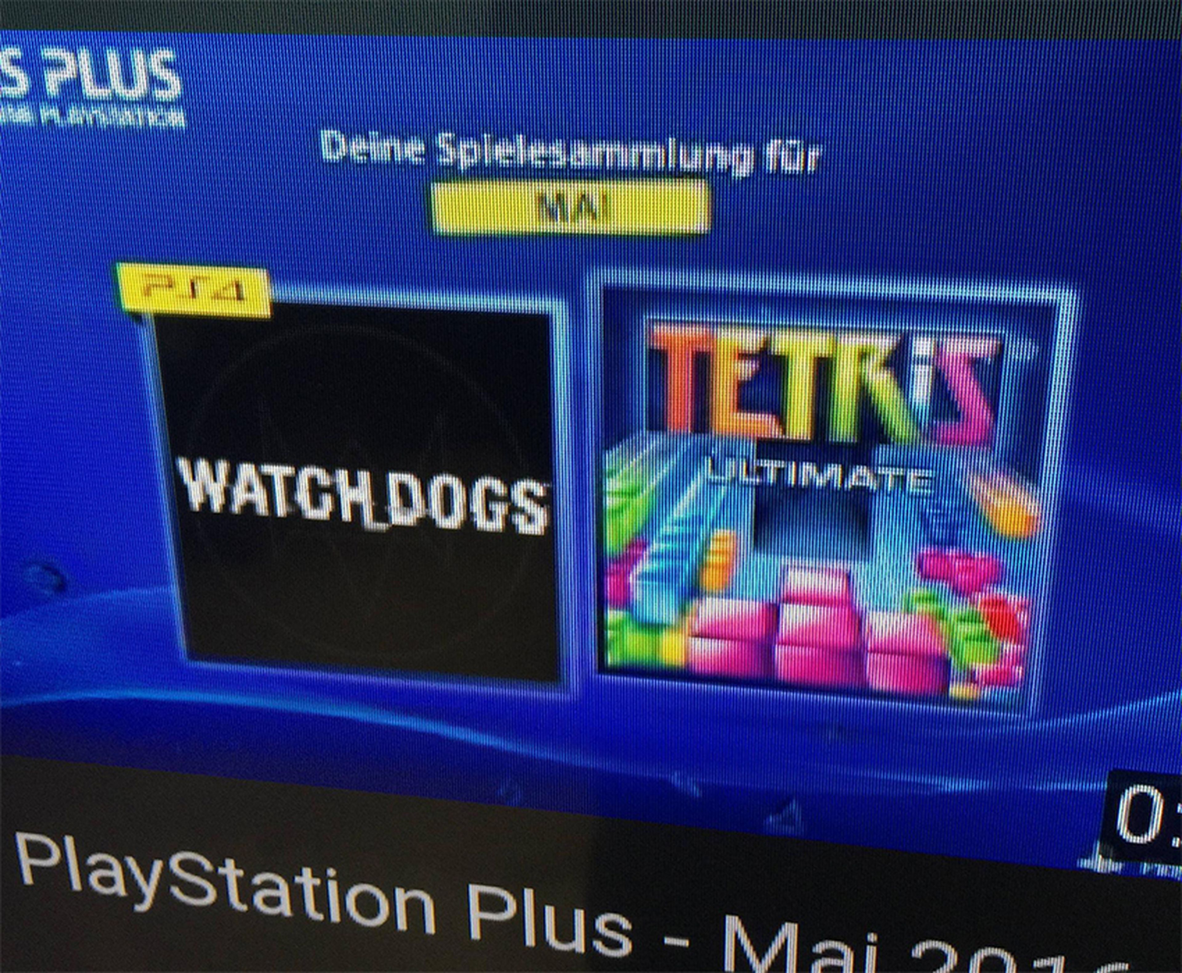 PS Plus - Watch Dogs y Tetris Ultimate para PS4 en mayo (rumor)