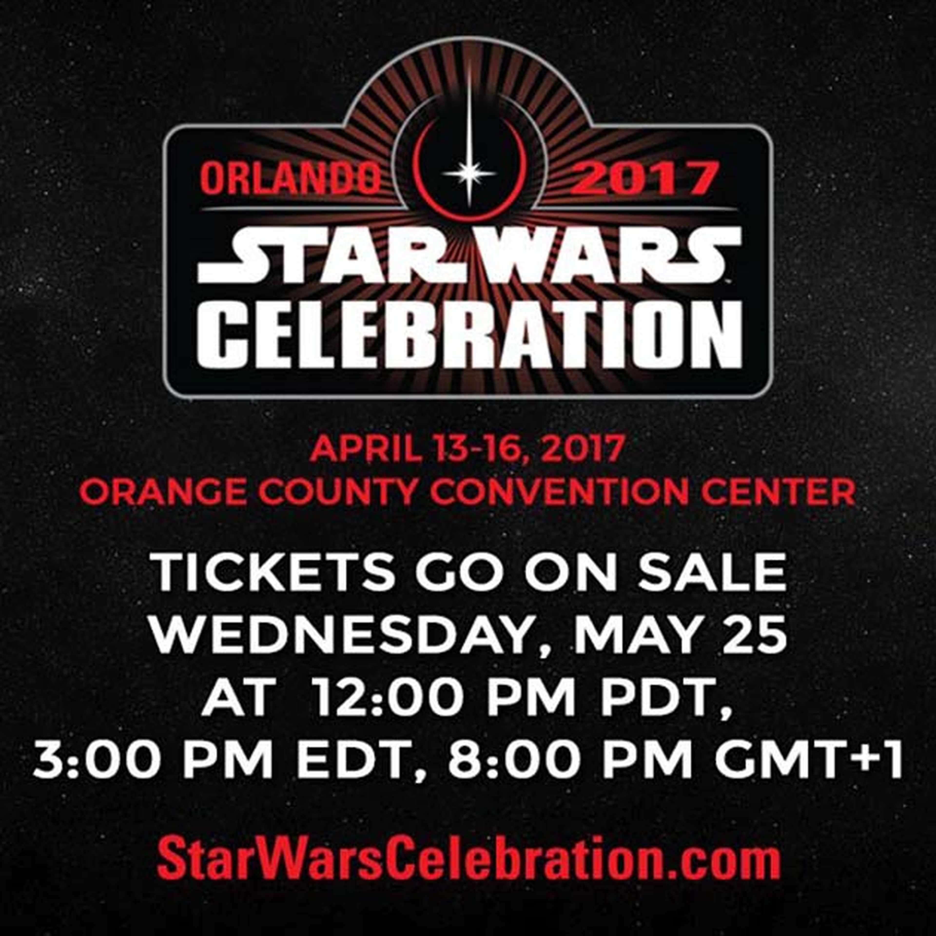Star Wars Celebration 2017 se llevará a cabo en Orlando