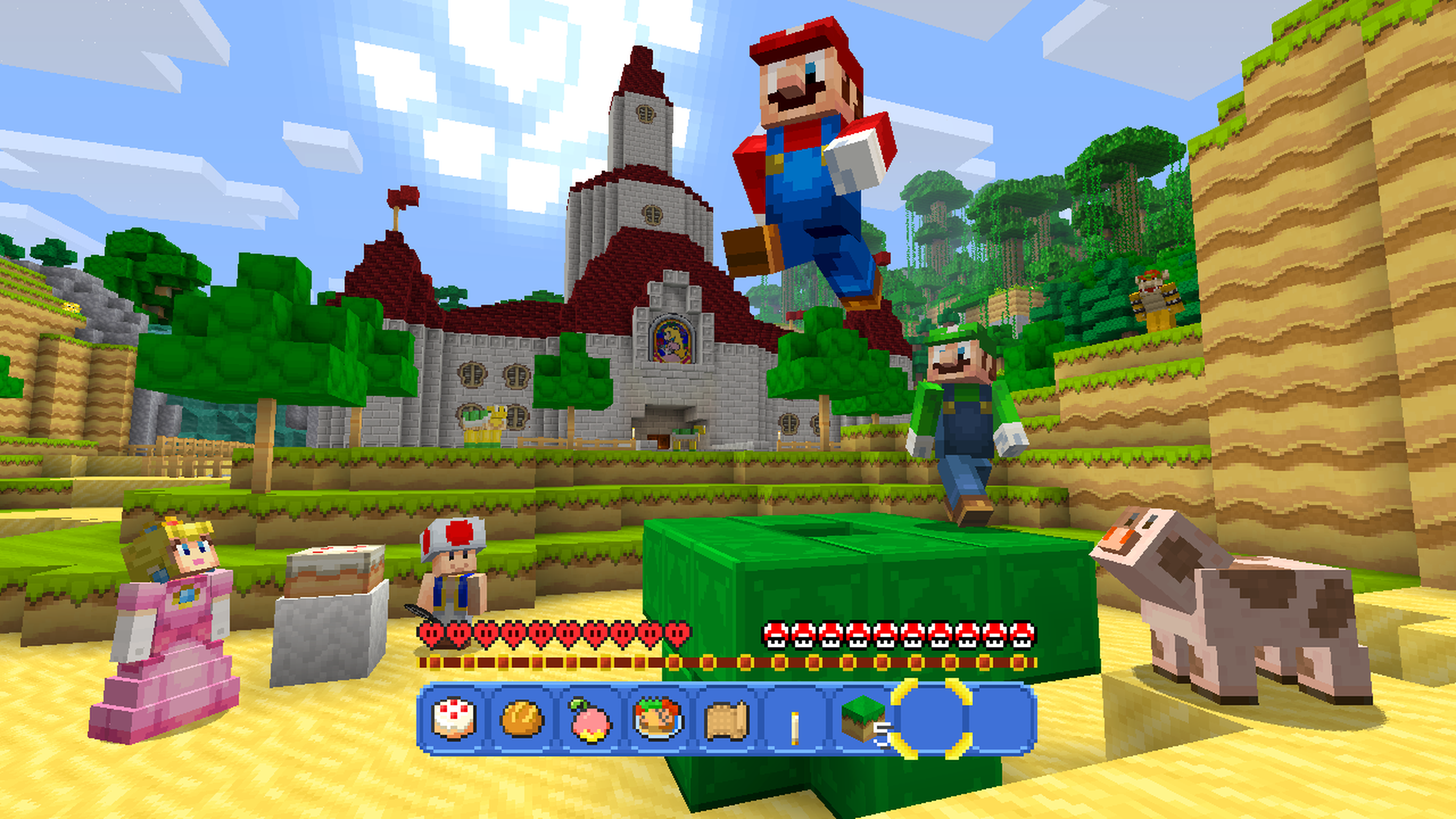 Minecraft- Contenidos gratuitos de Super Mario en Wii U