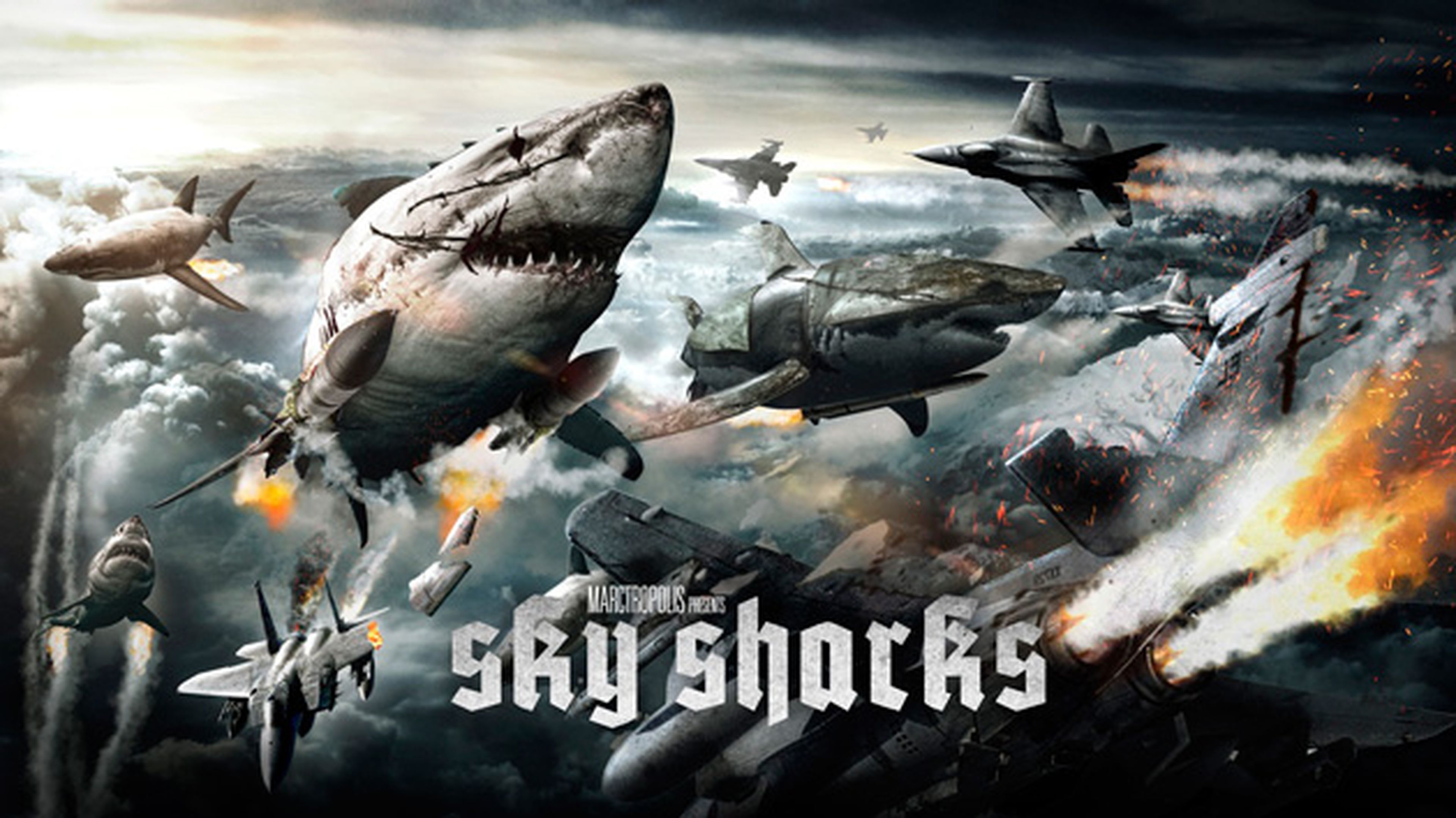 Sky Sharks, tiburones voladores zombis nazis - Tráiler