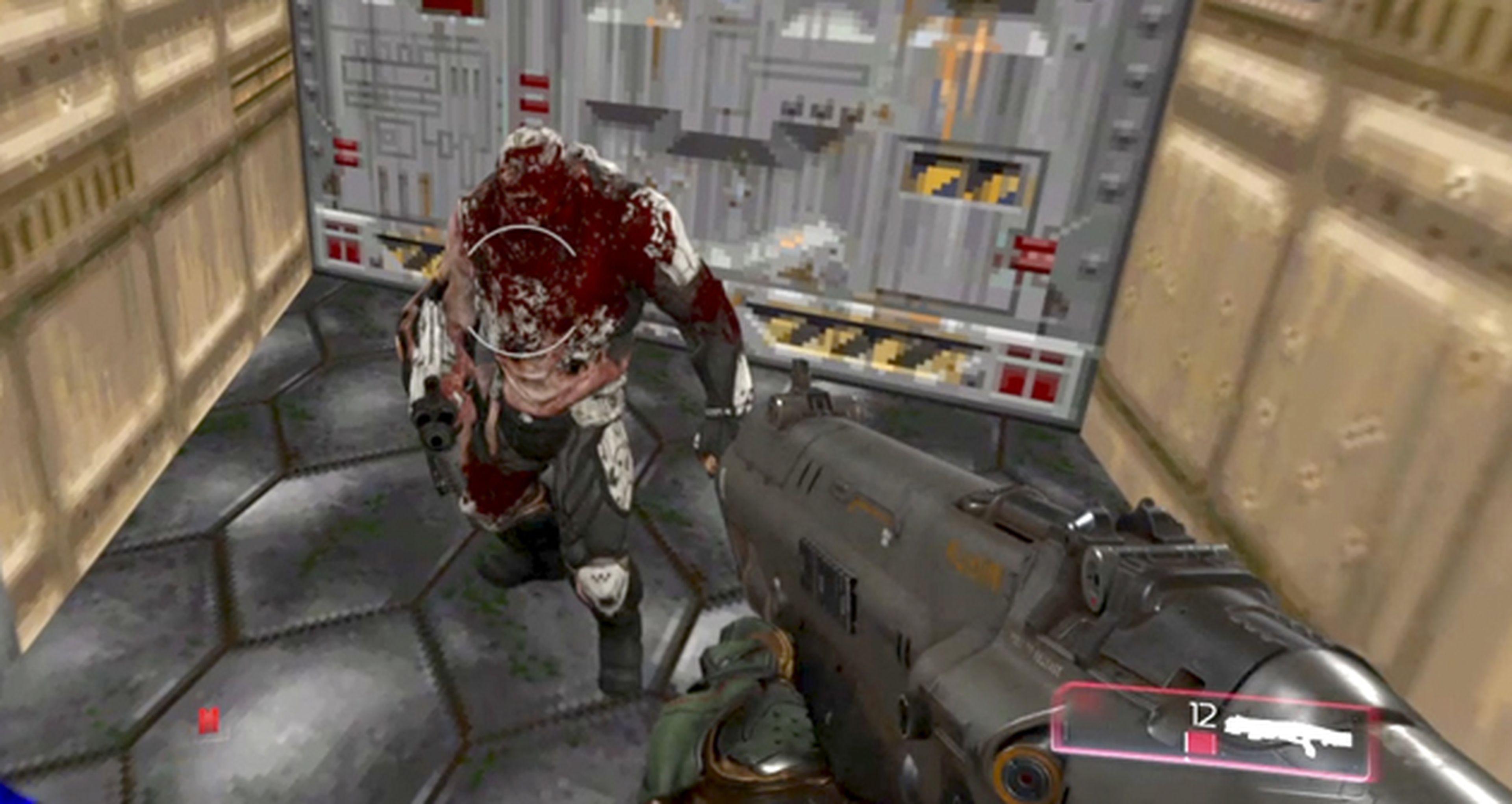 DOOM para PS4, PC y Xbox One - Gameplay de un nivel secreto del Doom original