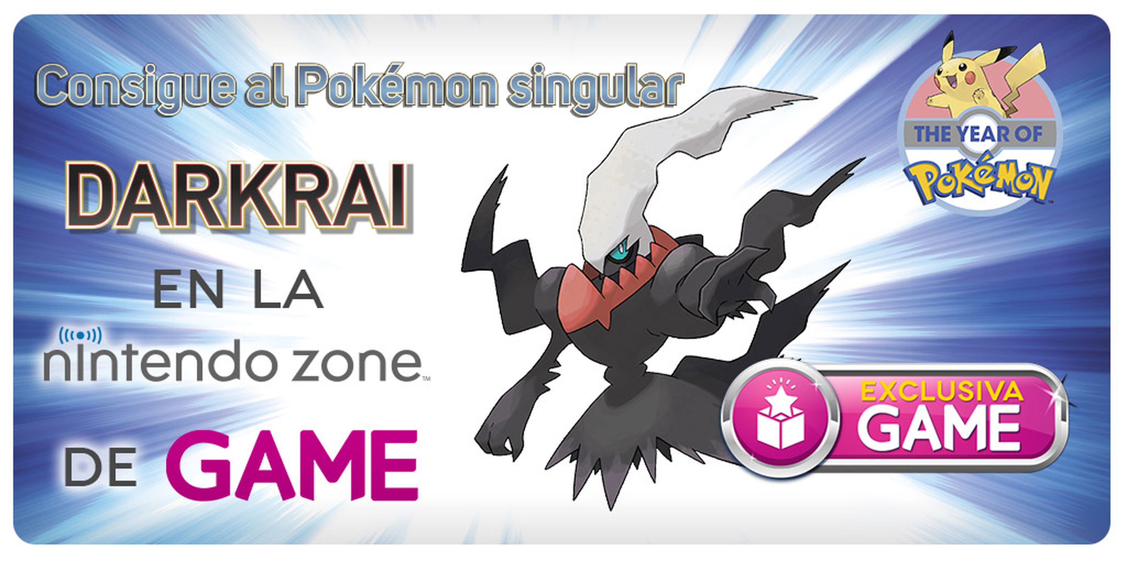 Pokémon 3DS - Consigue a Darkrai GRATIS en GAME