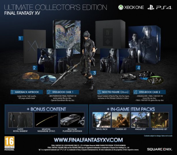 Final Fantasy XV - Las nuevas unidades de su Edición Coleccionista ya tienen fecha