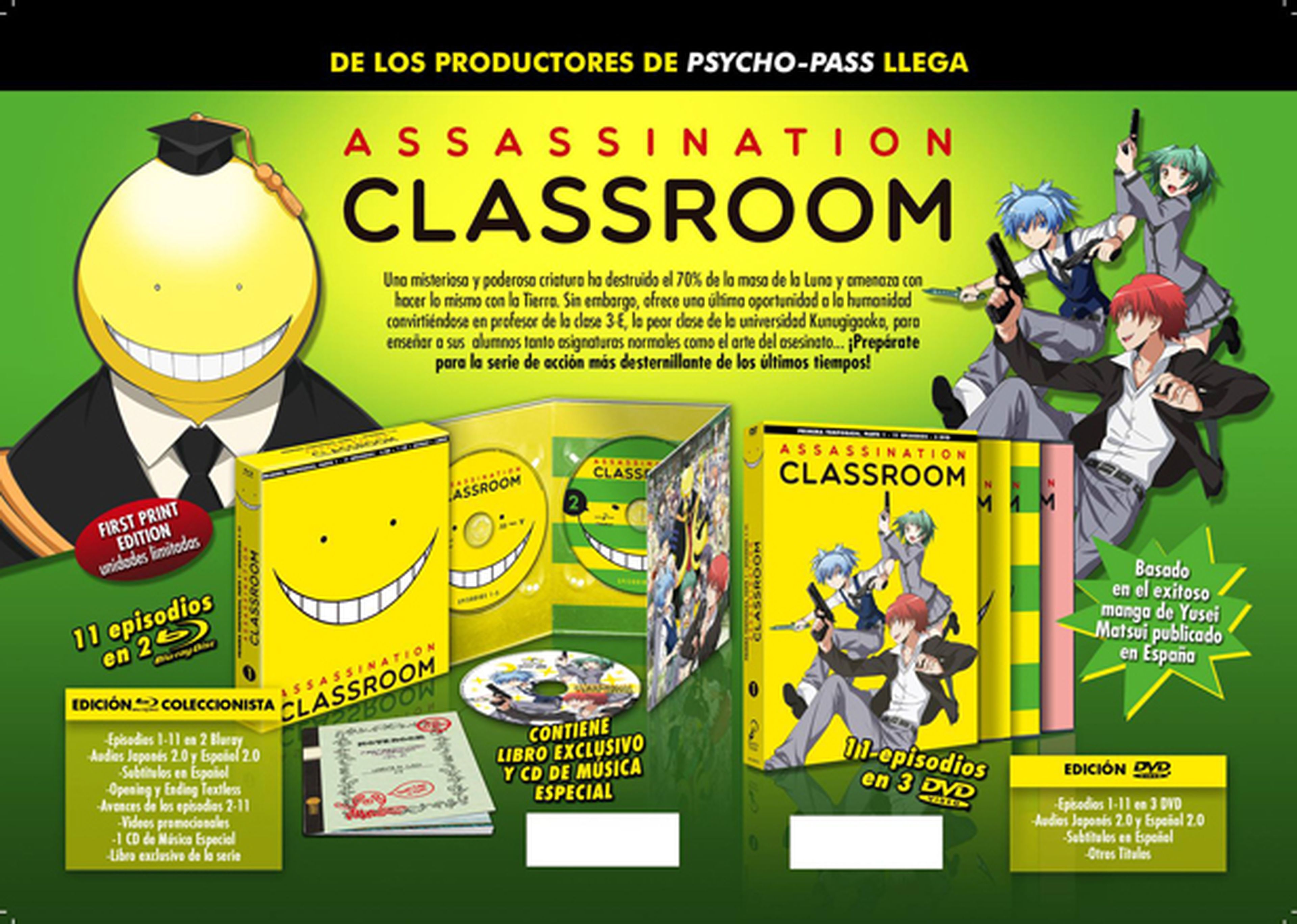Assassination Classroom - Así es la edición en castellano