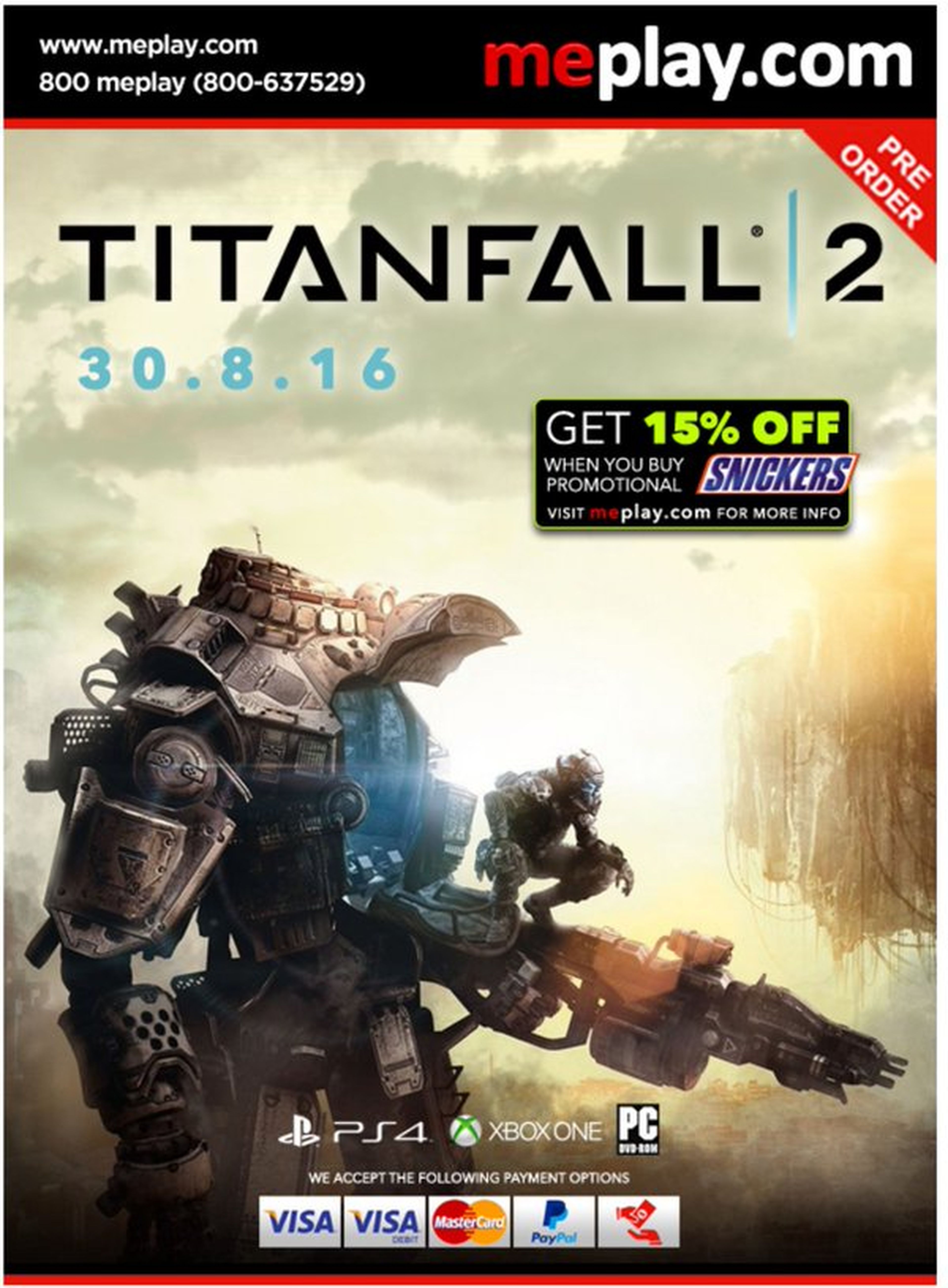 Titanfall 2 - Filtrada la posible fecha de salida