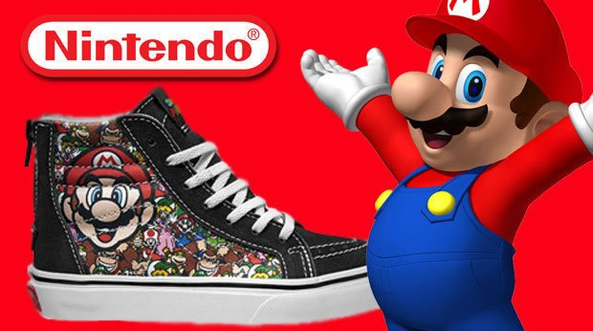 Nintendo Vans - Zapatillas inspiradas en Mario y compañía