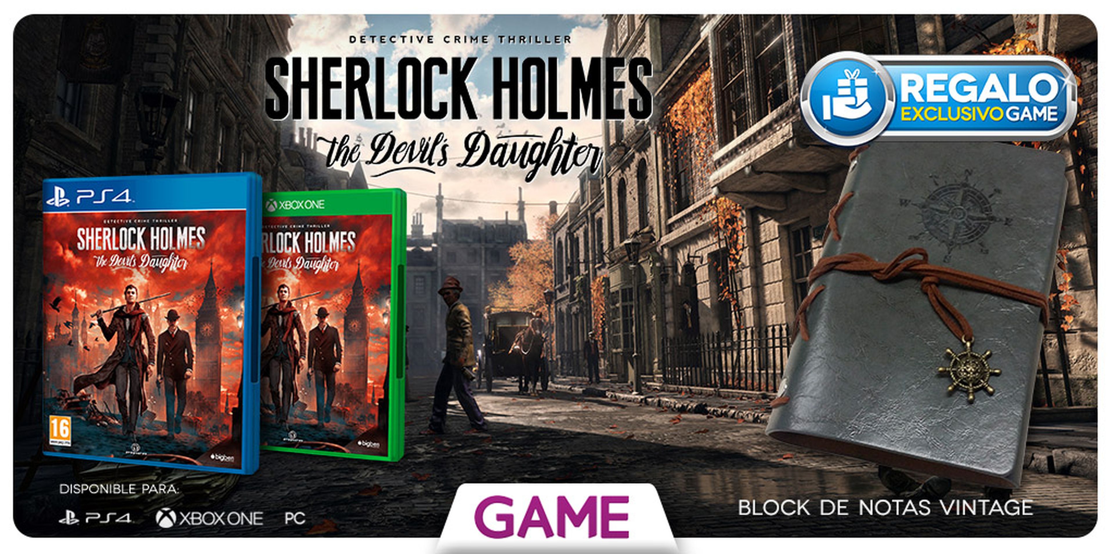 Sherlock Holmes The Devil's Daughter – Regalo de reserva en GAME