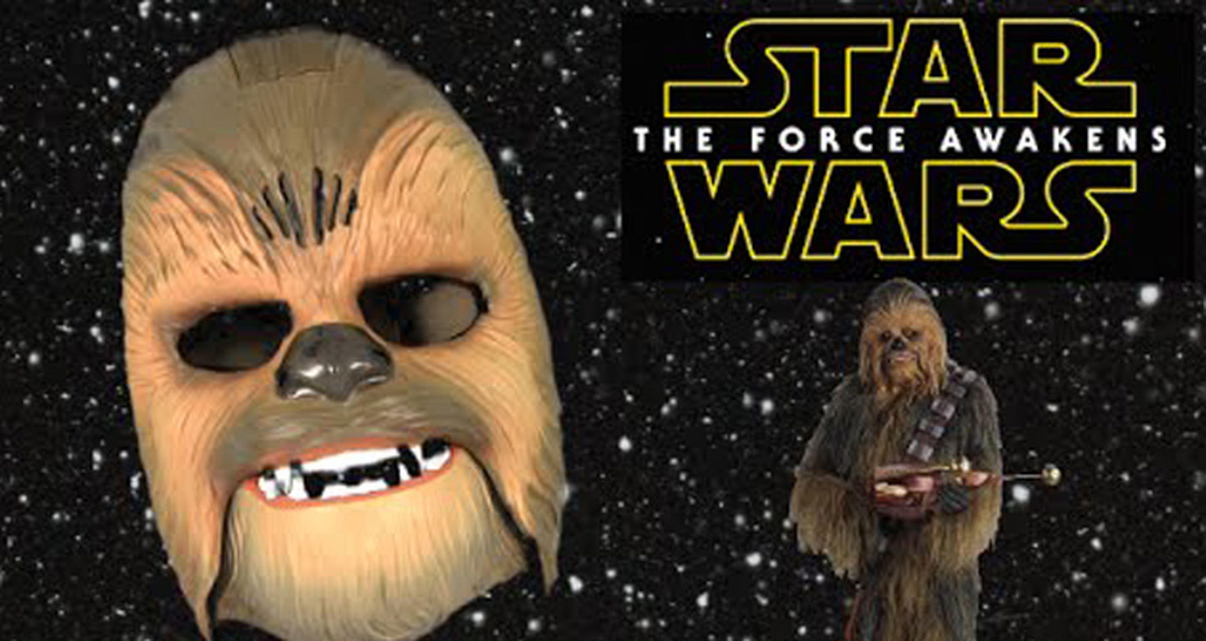 Star Wars - Máscaras de Chewbacca a 500 dolares en Ebay por un video viral