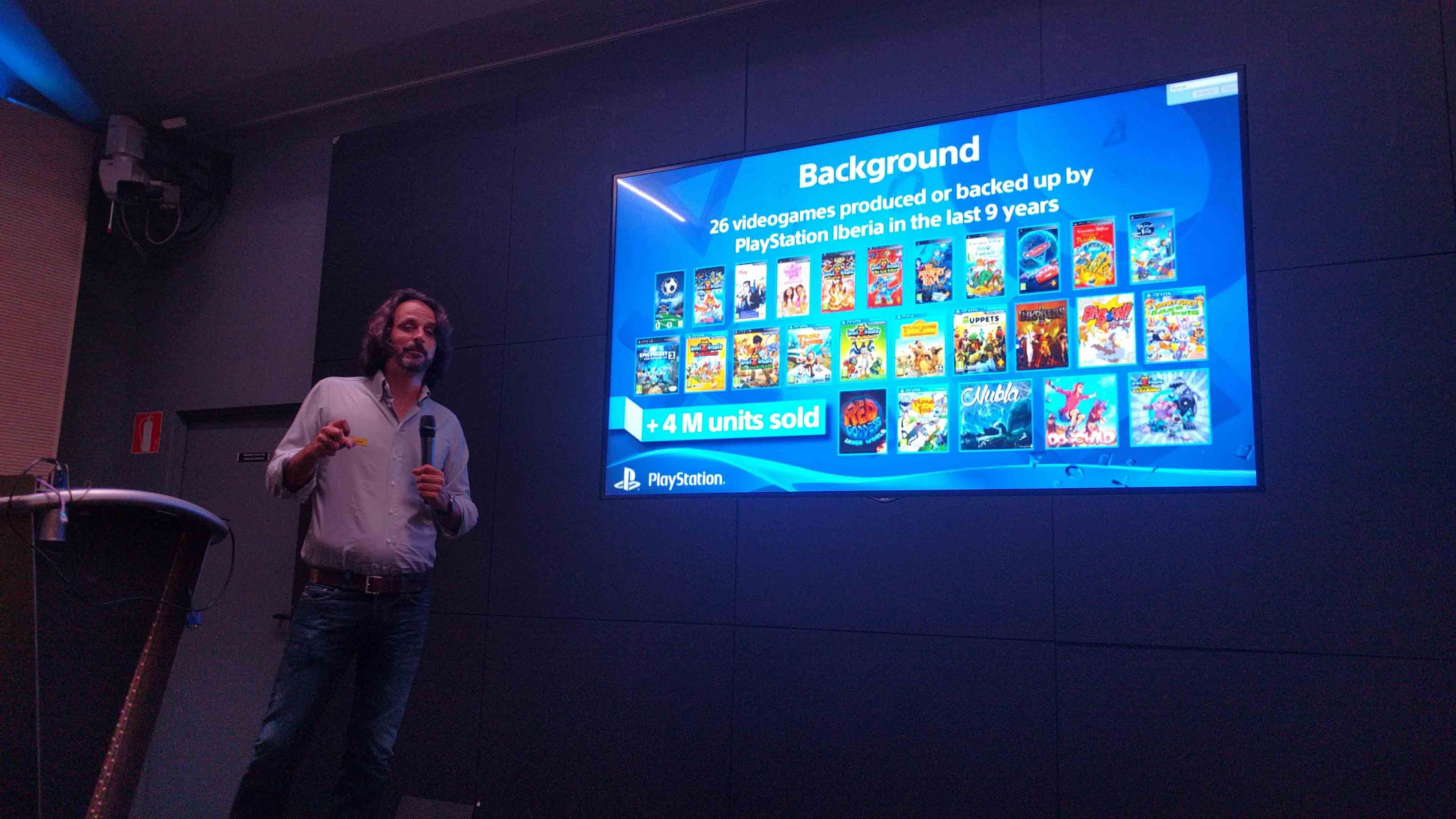 Darío Ávalos nos explicó las diferentes ramas de las que se compone el programa PlayStation Talents.