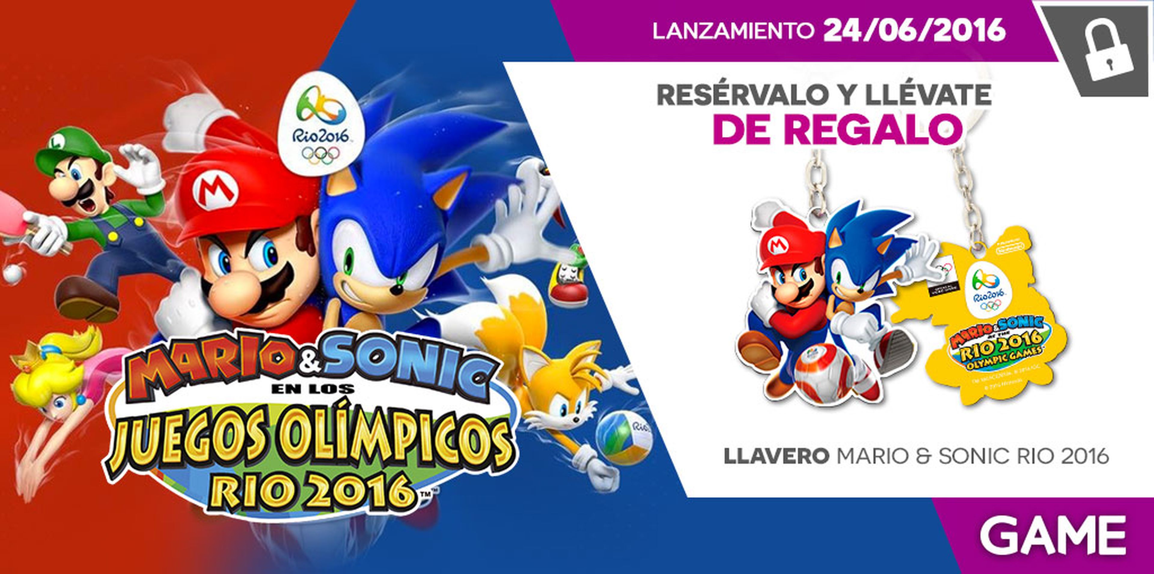 Mario & Sonic en los Juegos Olímpicos de Rio 2016 - Regalo con la reserva en GAME