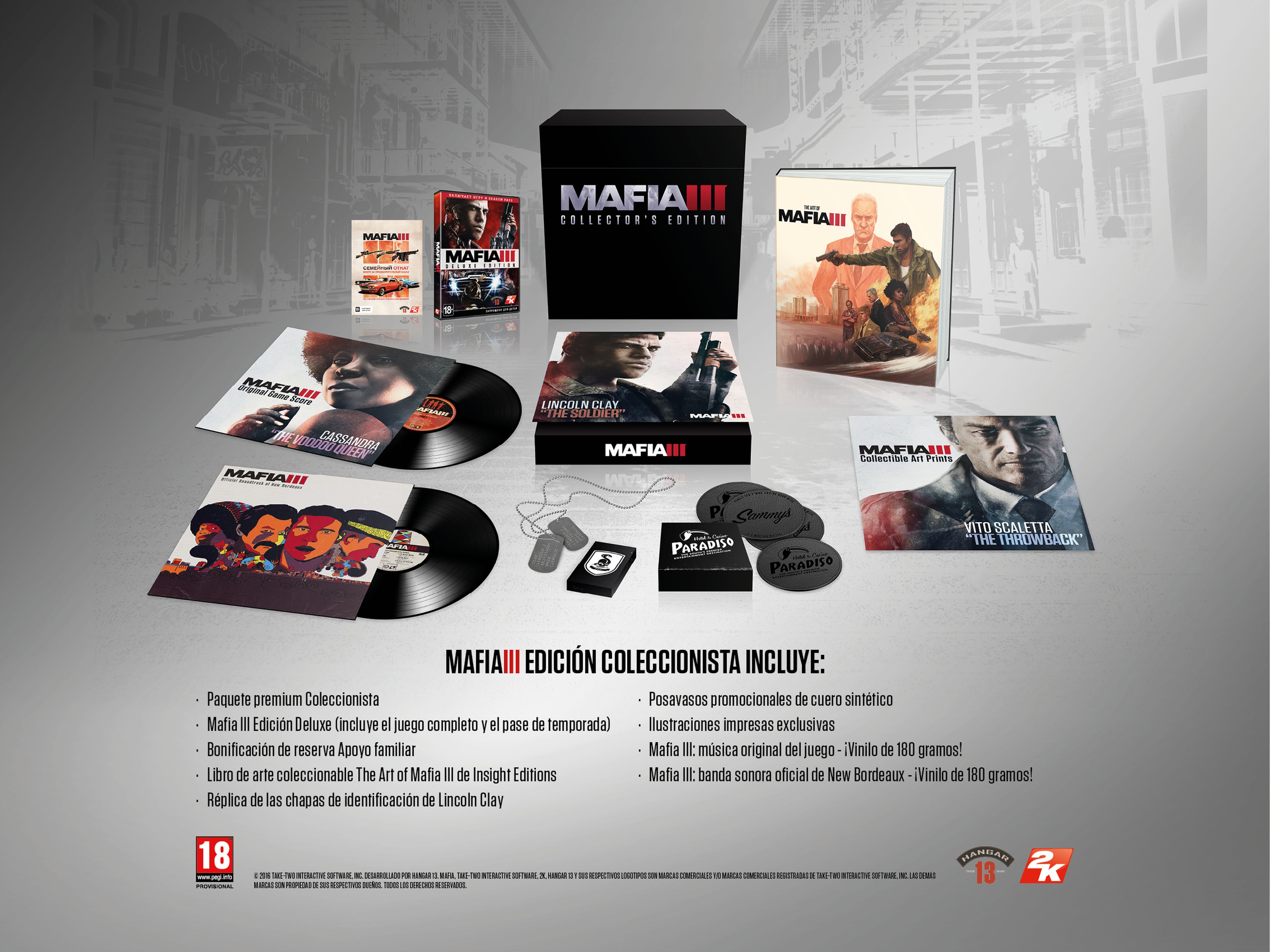 Mafia 3 para PS4, Xbox One y PC - Edición Coleccionista