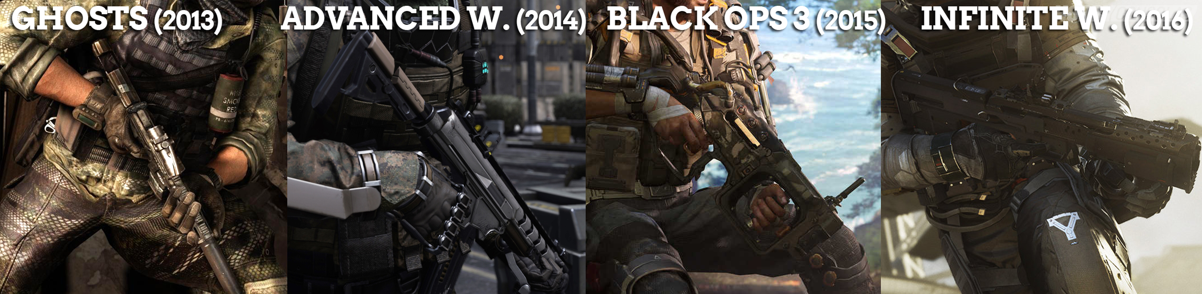 Call of Duty Infinite Warfare - Evolución gráfica de la saga en PS4 y Xbox One