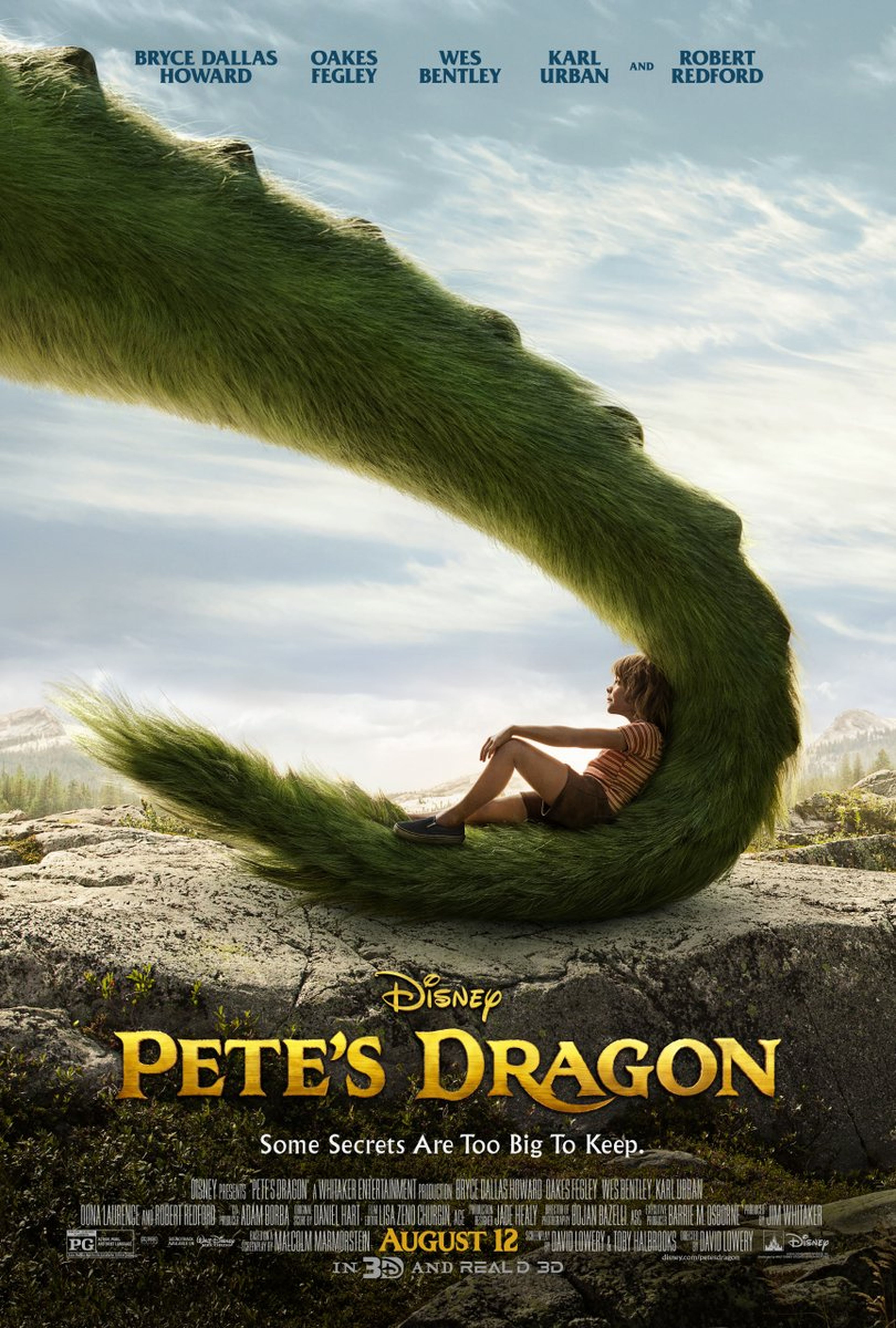 Peter y el dragón – Póster y tráiler completo del remake de acción real de Disney