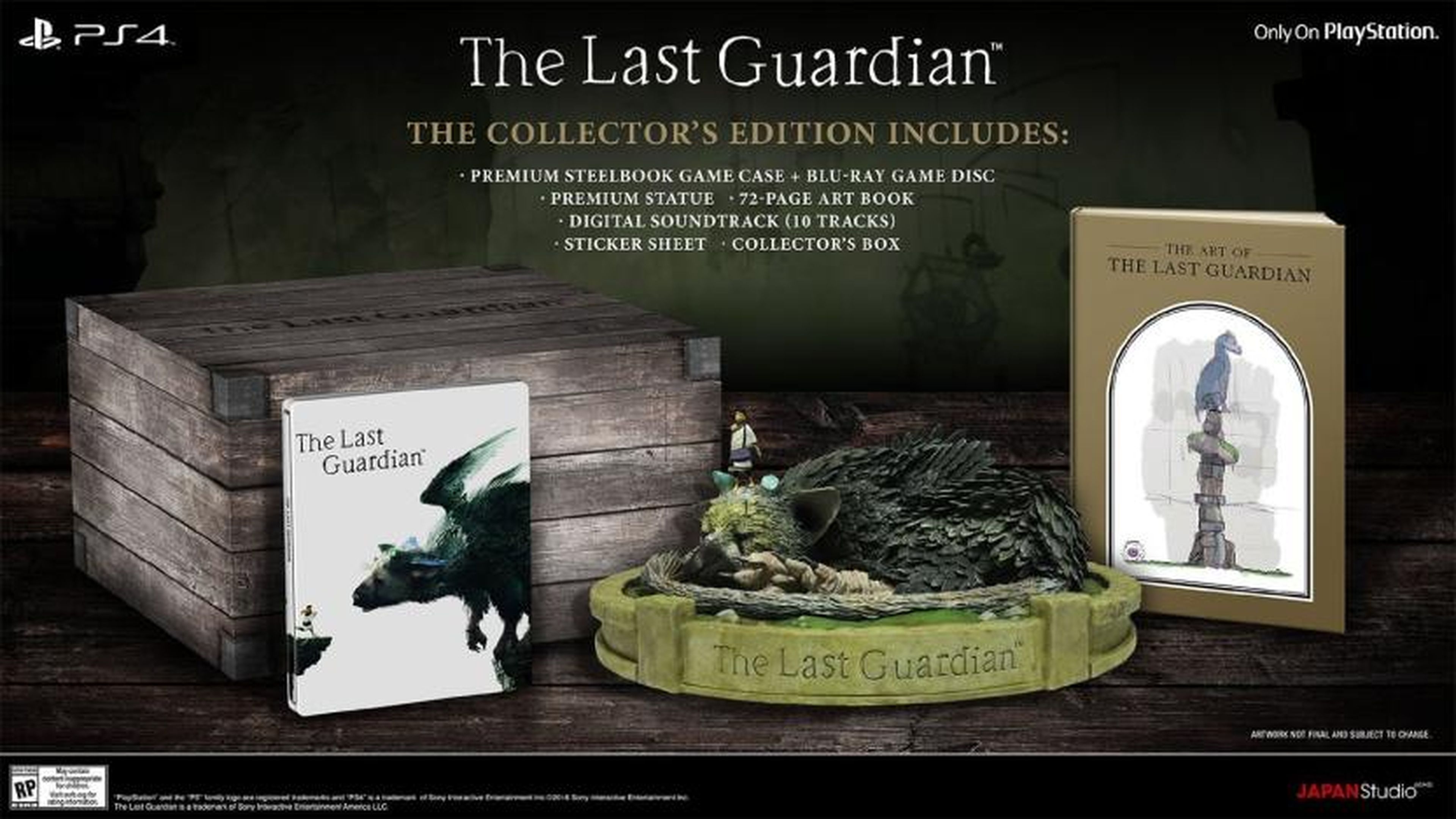 E3 2016 : The Last Guardian para PS4: Edición Coleccionista