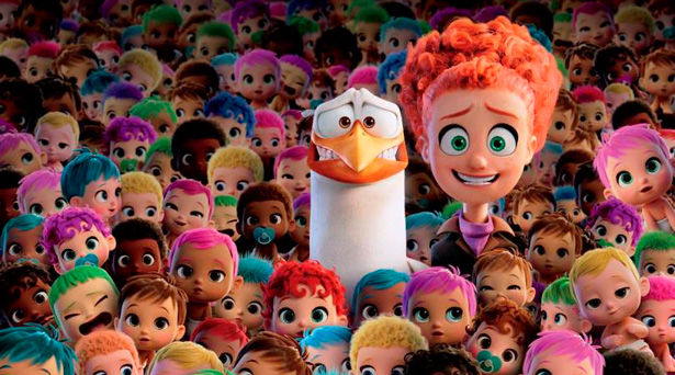 Cigüeñas - Nuevo tráiler y cartel de la película de Warner Bros. Animation