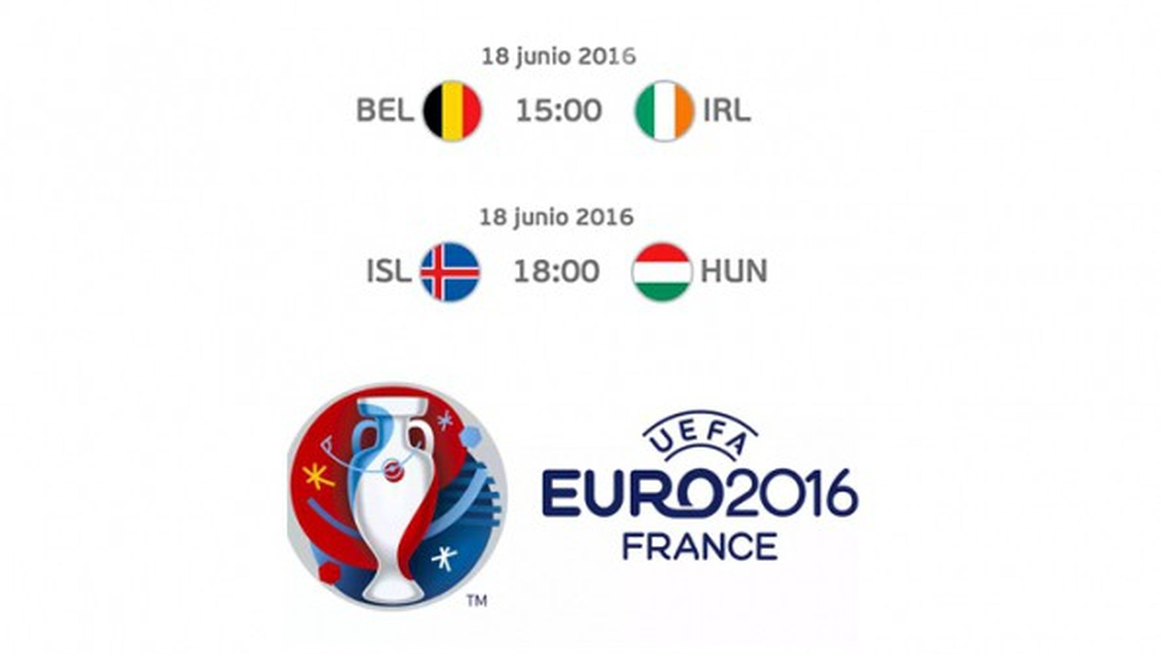 Bélgica-Irlanda e Islandia-Hungría, cómo ver online gratis los partidos de la Euro 2016 de hoy