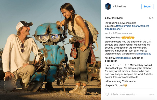 Transformers: The Last Knight - Michael Bay nos presenta un nuevo Autobot: Squeeks