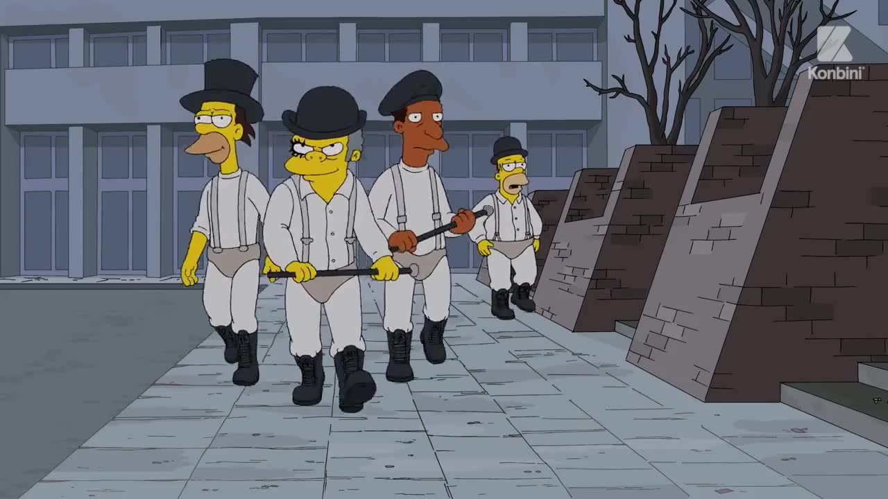 Todos los homenajes de Los Simpson al cine de Kubrick en un único vídeo
