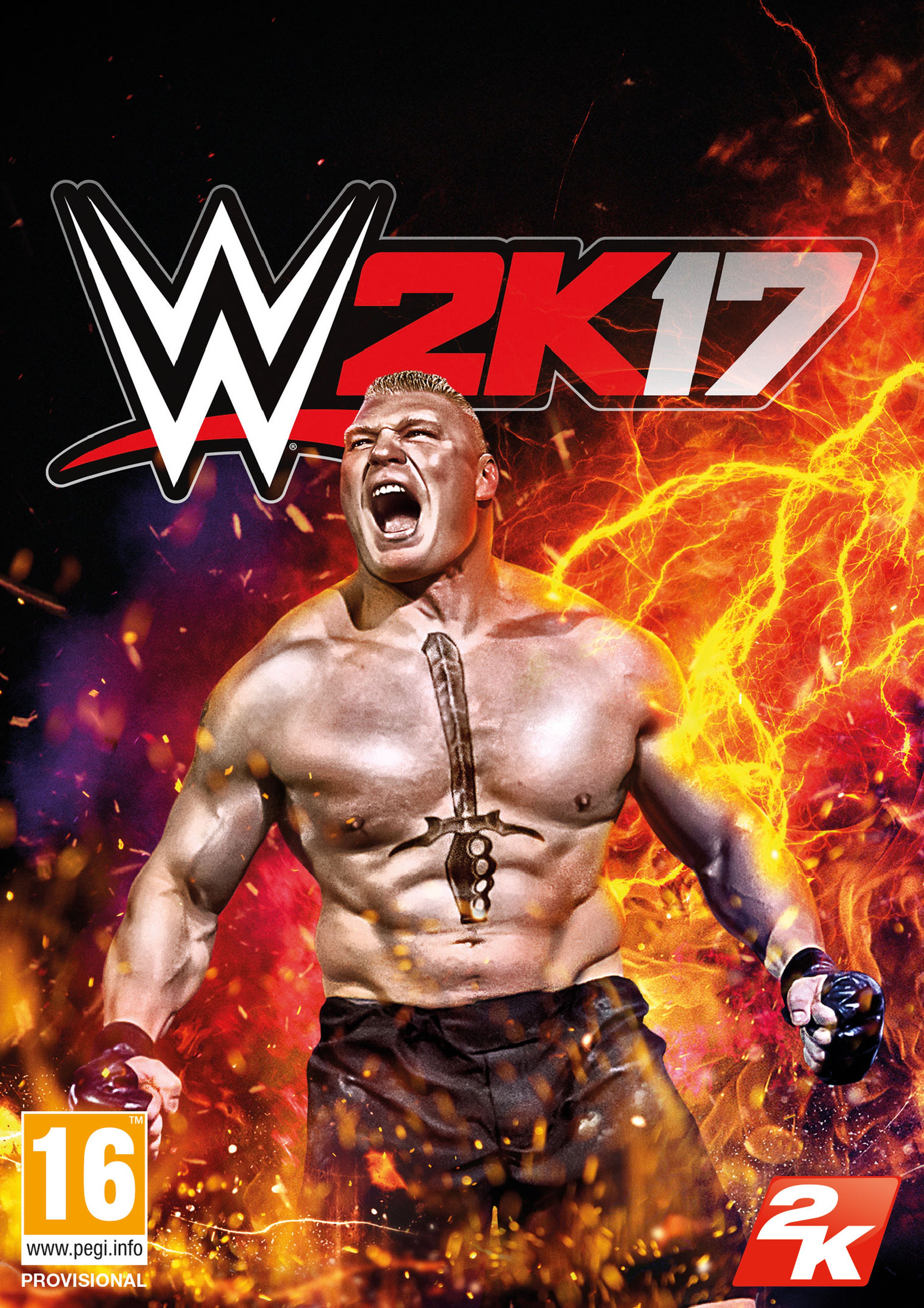 WWE 2K17 - Brock Lesnar protagoniza la portada