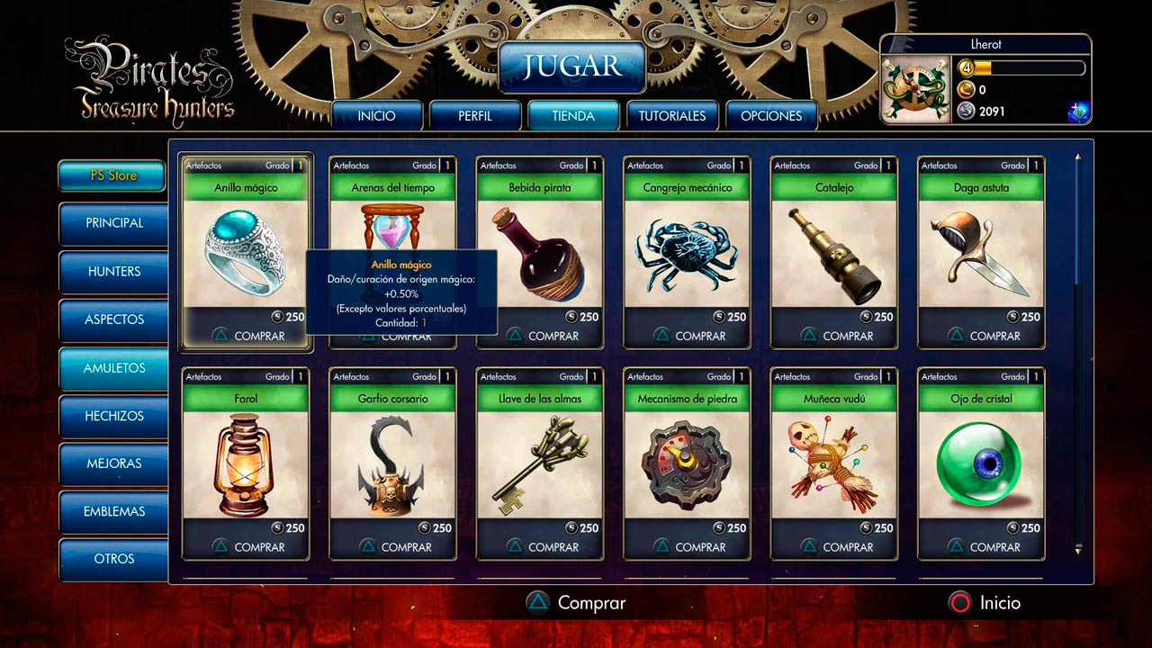 Amuletos de Pirates Treasure Hunters Amuletos de Pirates Treasure Hunters