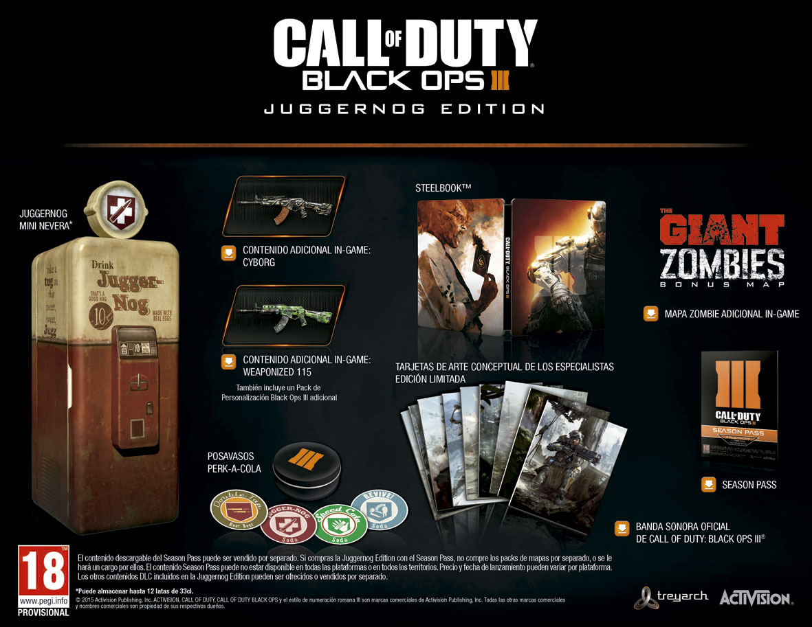 Call of Duty Black Ops III Edición Juggernog Call of Duty Black Ops III Edición Juggernog