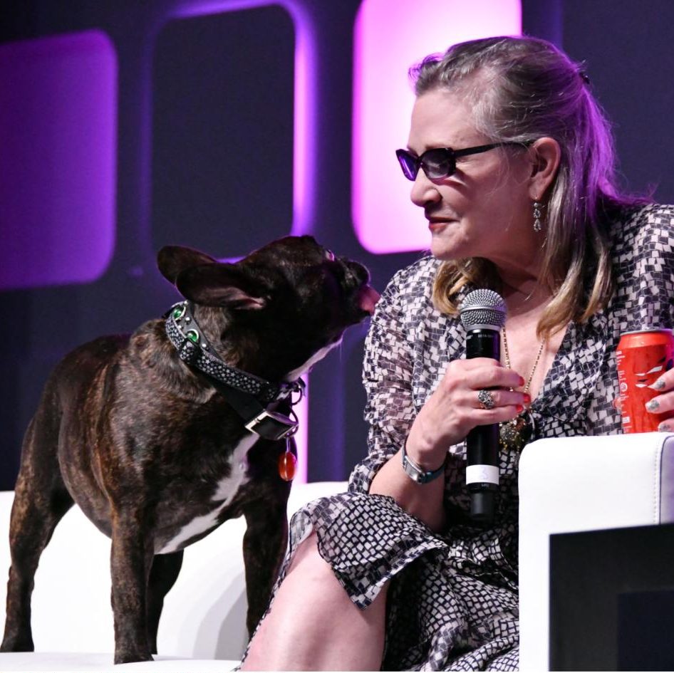 Carrie Fisher en SWCE 2016 Funeral de Han Solo Episodio VIIII