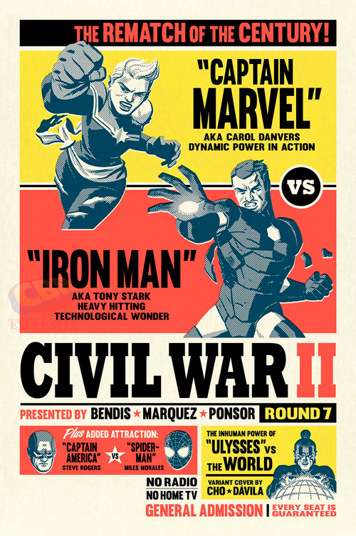 Civil War II: Iron Man vs Capitana Marvel Civil War II: Iron Man vs Capitana Marvel