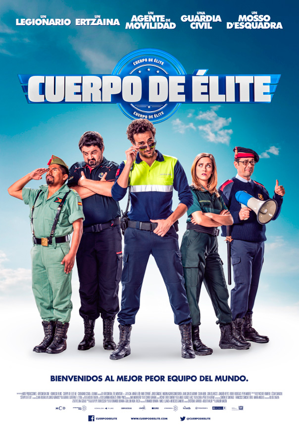cuerpo de élite, cartel de la comedia española 2016 cuerpo de élite estrena cartel y tráiler