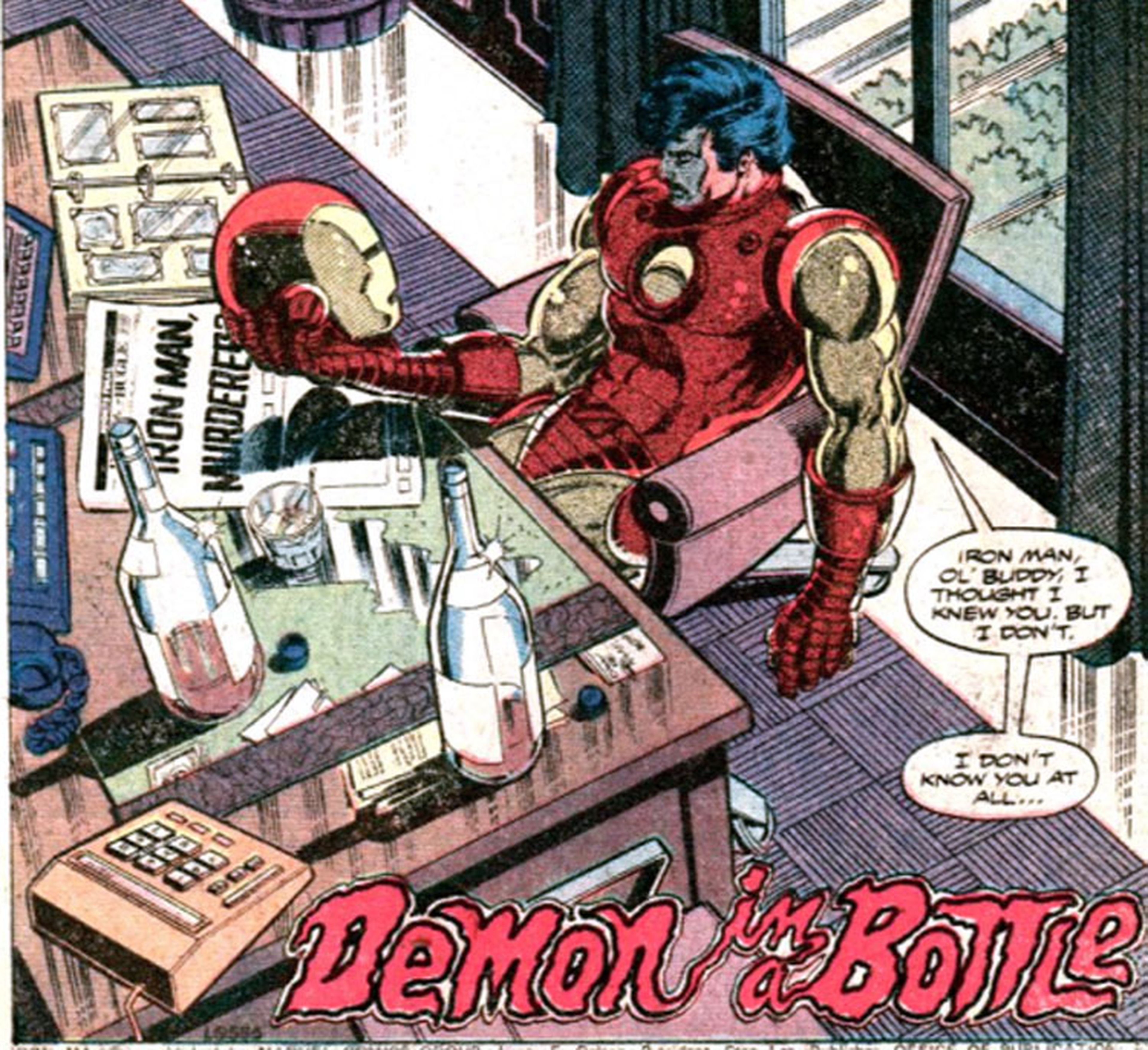 El Demonio en una botella_Iron Man