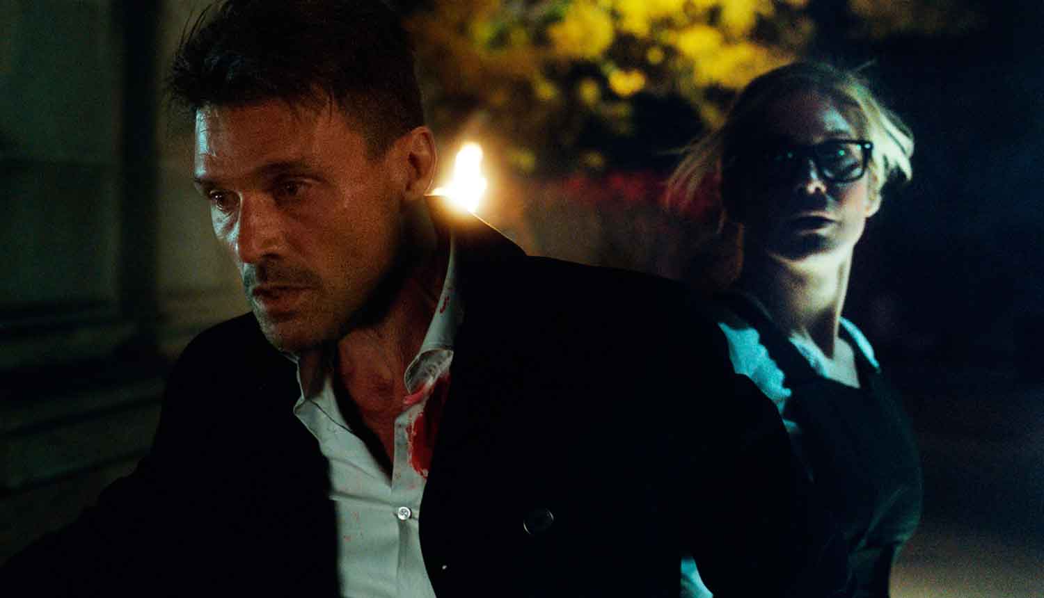 Election: la noche de las bestias - Frank Grillo y Elisabeth Mitchell Election: la noche de las bestias - Frank Grillo y Elisabeth Mitchell