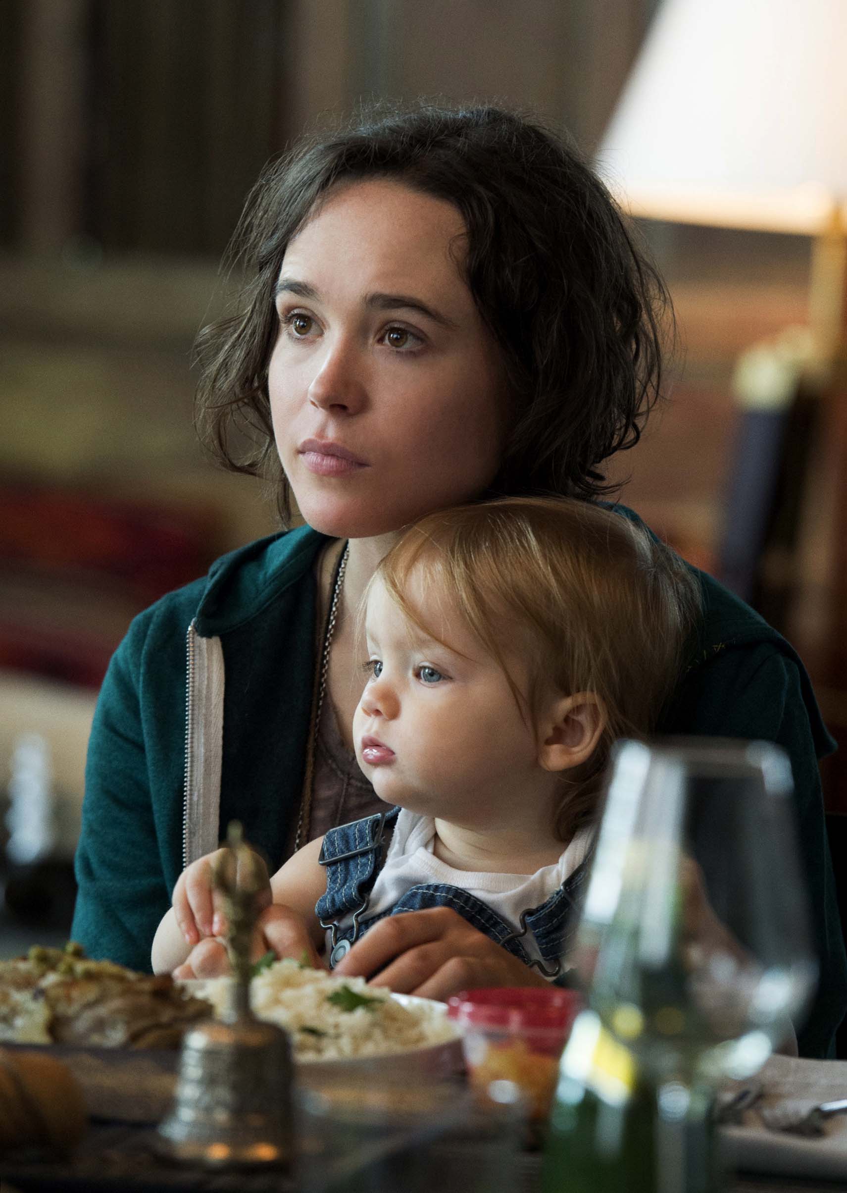 Ellen Page Tallulah Bebé con Ellen Page Vagabunda