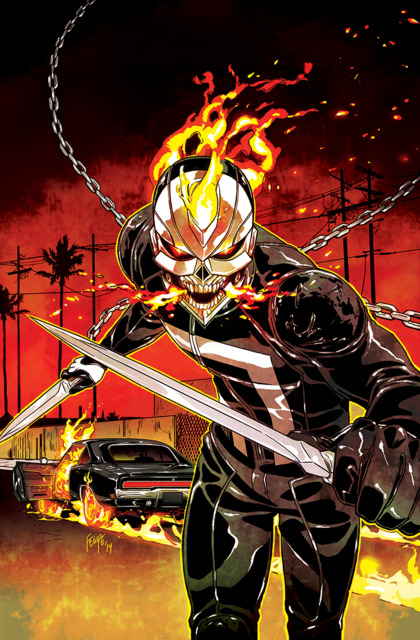 Ghost Rider SHIELD Motorista Fantasma Marvel NOW