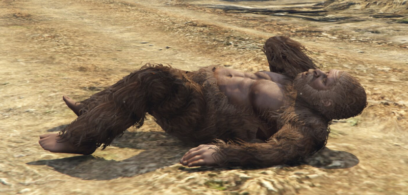 GTA V Bigfoot GTA V Caza a la bestia, GTA V Big Foot