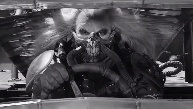 Mad Max Blanco y Negro Furia en la Carretera