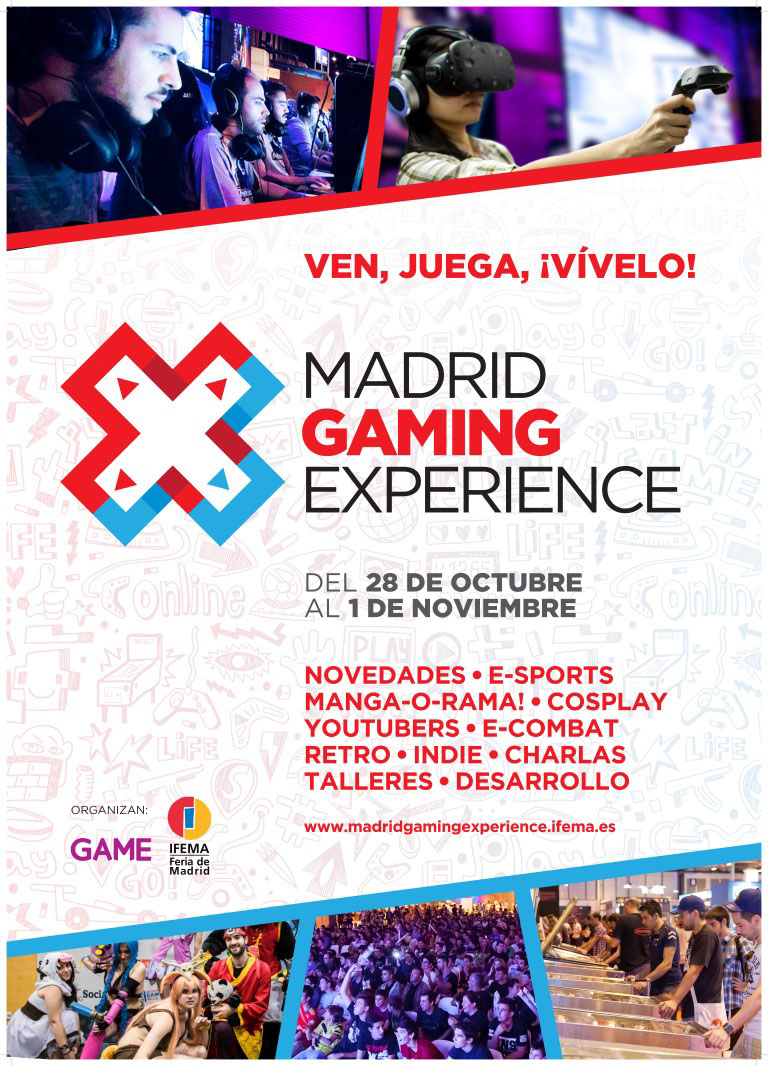Madrid Gaming Experience CARTEL Madrid Gaming Experiencie IFEMA Game eSports ESL