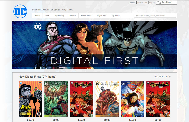 Las mejores páginas de cómic digitales Las mejores páginas de cómic digitales