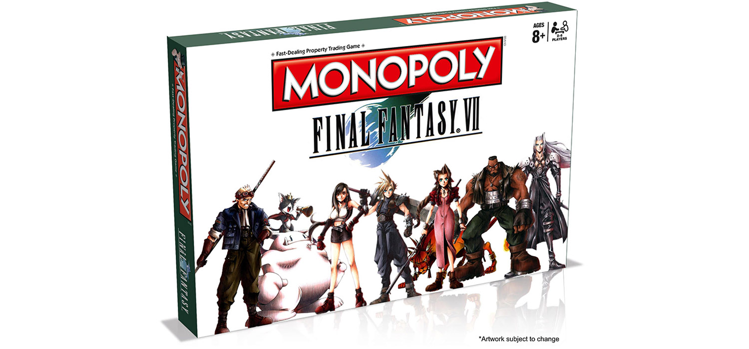 Monopoly Final Fantasy VII Monopoly del videojuego Final Fantasy VII de Merchoid