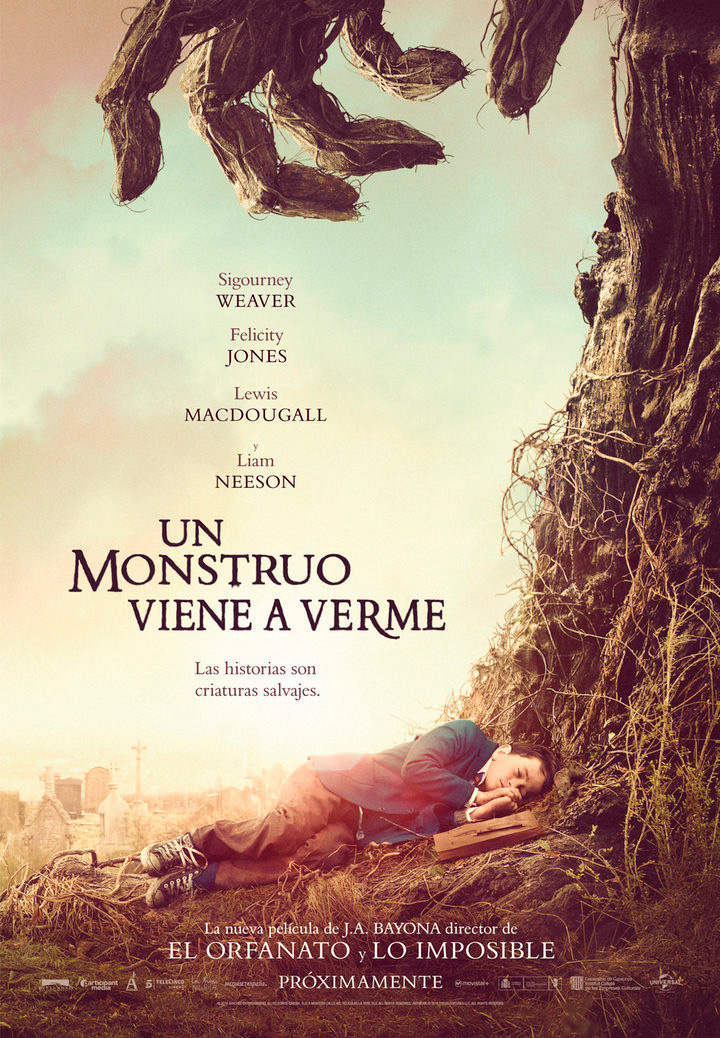 Un Monstruo Viene a Verme cartel Un Monstruo Viene a Verme tráiler oficial en español, de la película de J.A. Bayona
