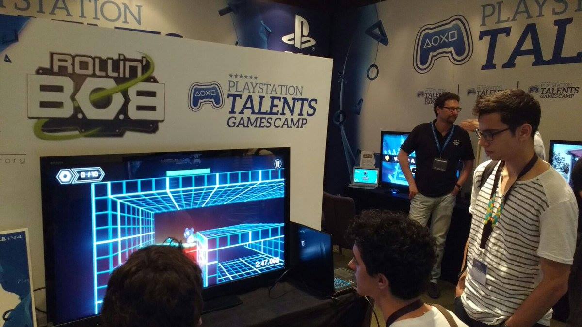Moon Factory mostrando Rollin' B.O.B. en Gamelab 2016 2 Moon Factory mostrando Rollin' B.O.B. en Gamelab 2016 2