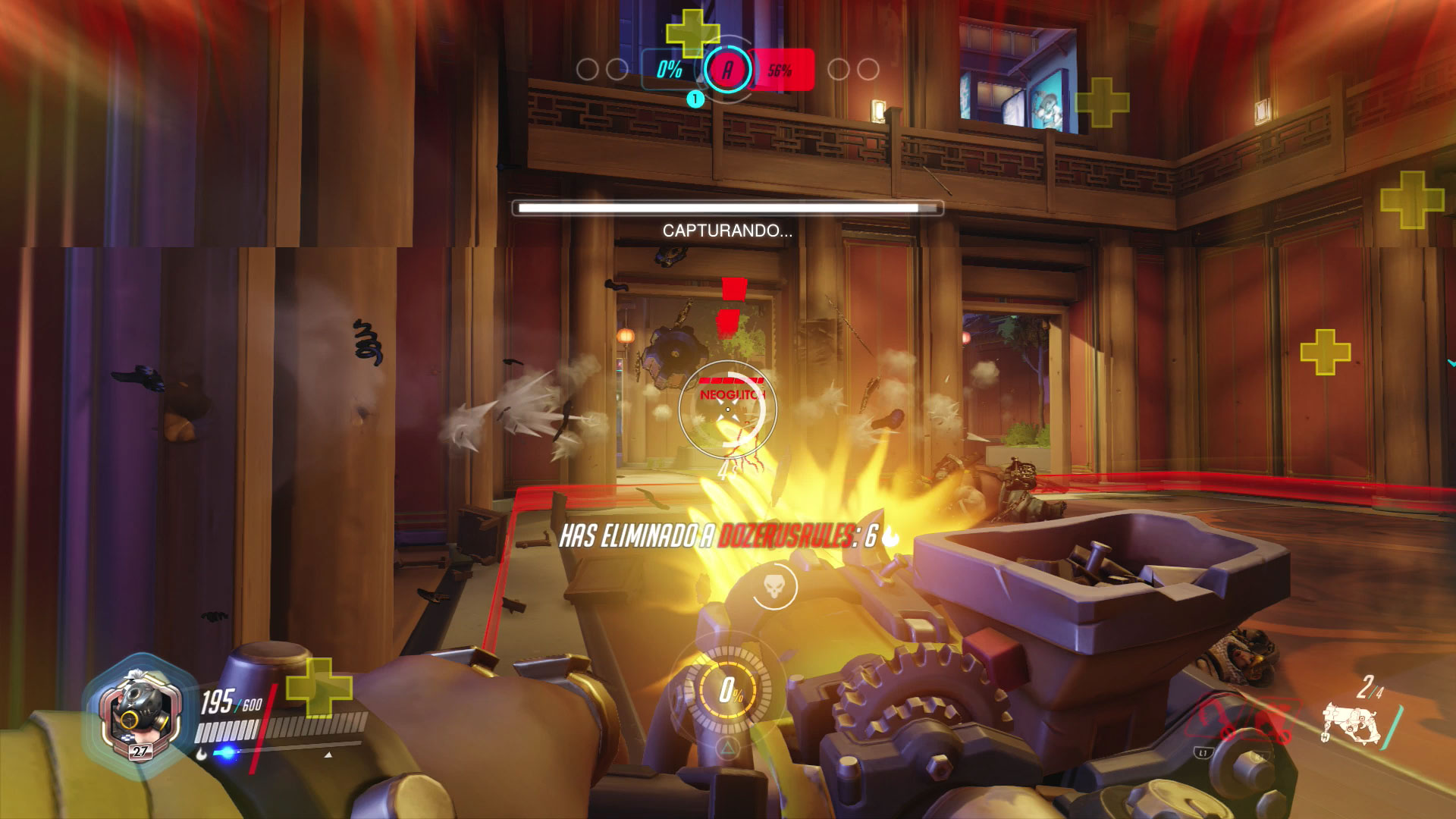 Overwatch - Personaje Roadhog Habilidades de los personajes de Overwatch - Roadhog