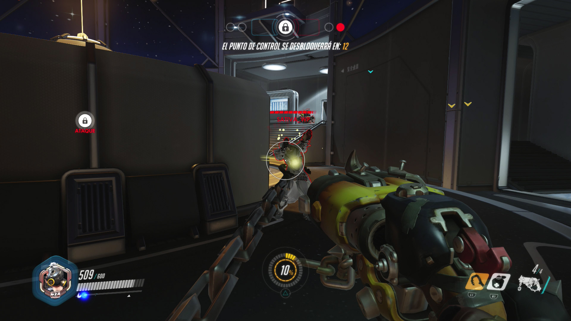 Overwatch - Personaje Roadhog Habilidades de los personajes de Overwatch - Roadhog
