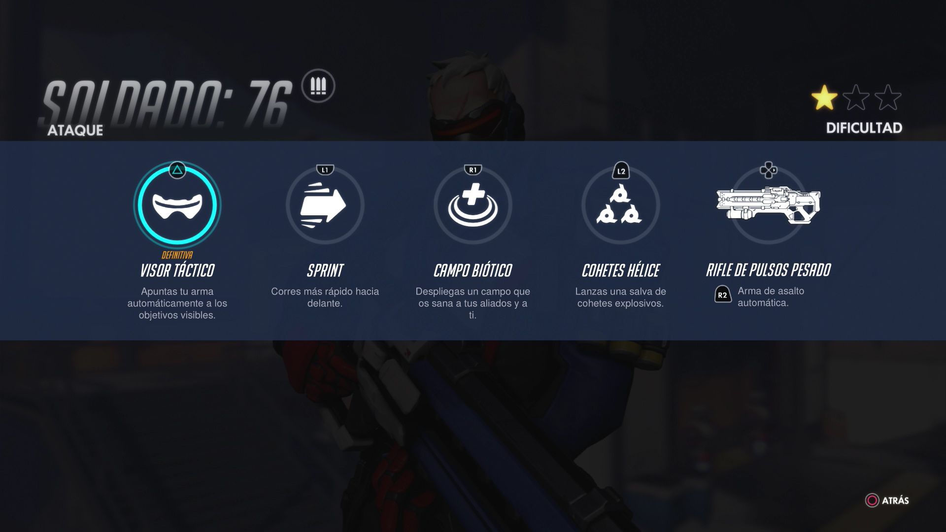 Overwatch - Personaje Soldado 76 Personajes de Overwatch - Soldado 76
