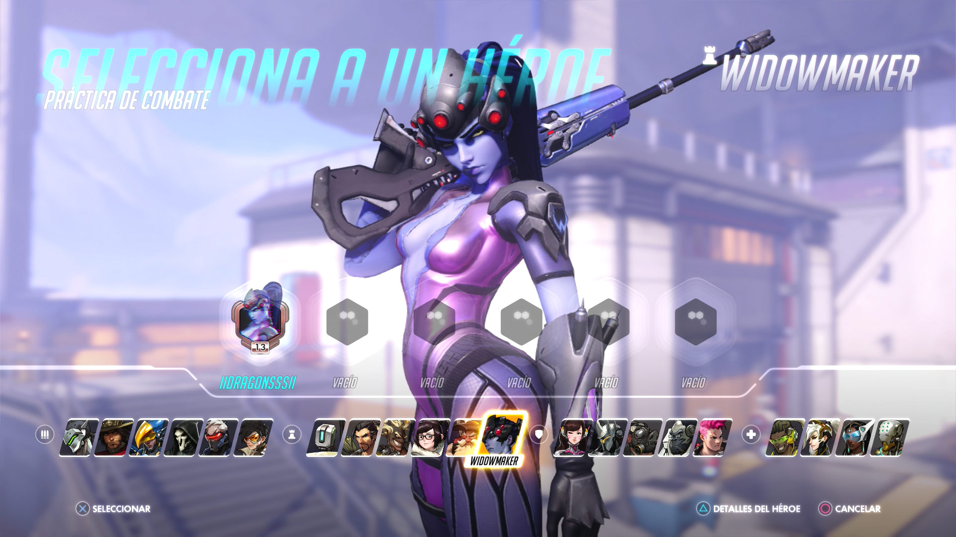 Overwatch - Personaje Widowmaker Personajes de Overwatch - Widowmaker