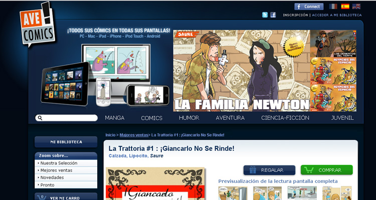 Páginas de cómic digital Páginas de cómic digital