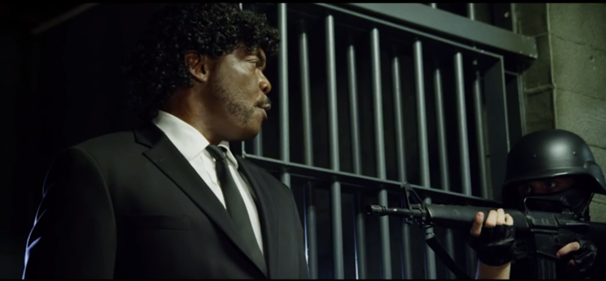 Parodia Escuadrón Suicida Pulp Fiction, Loot Crate Productions, Jules