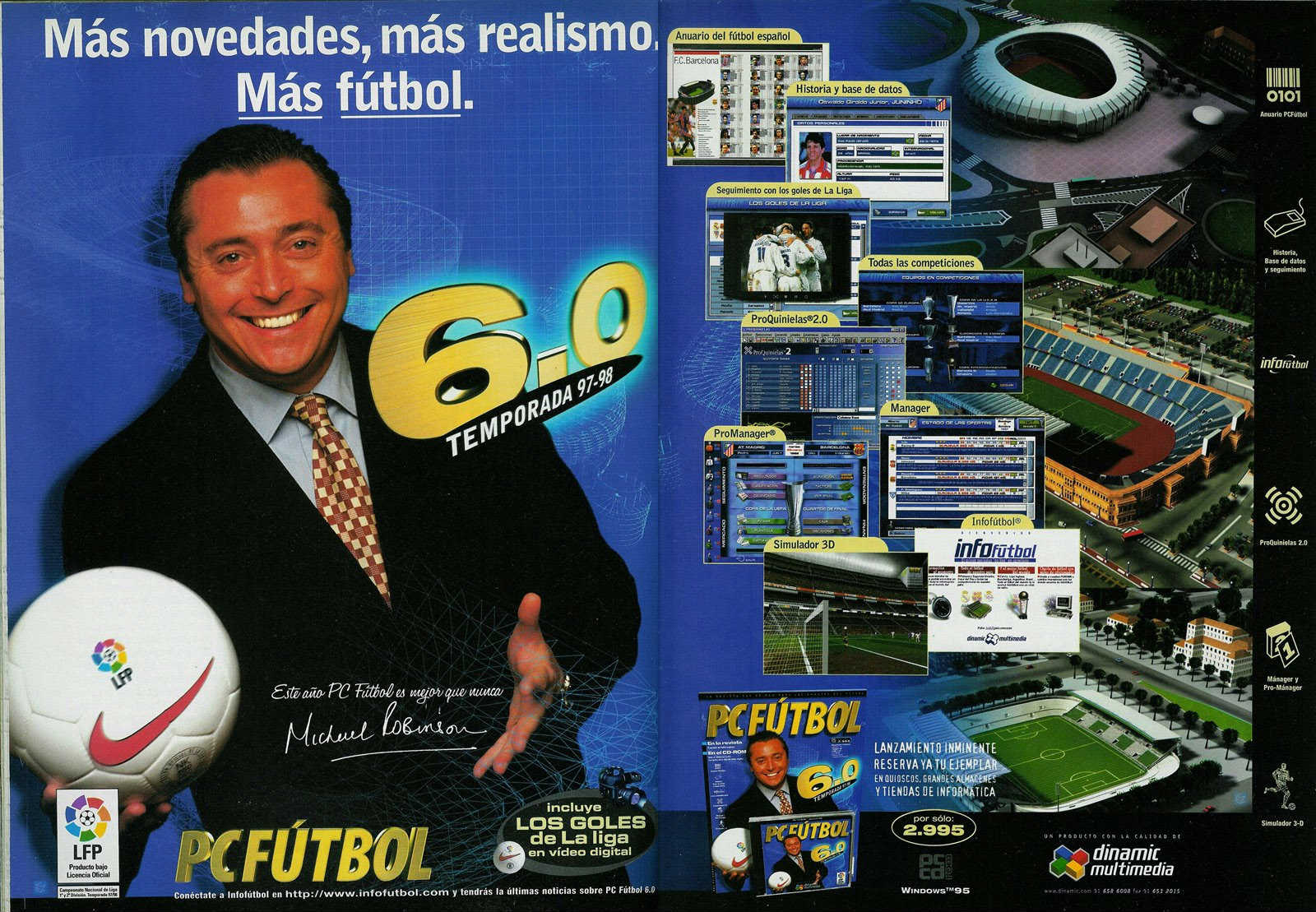 PC Fútbol Los mejores juegos españoles de todos los tiempos